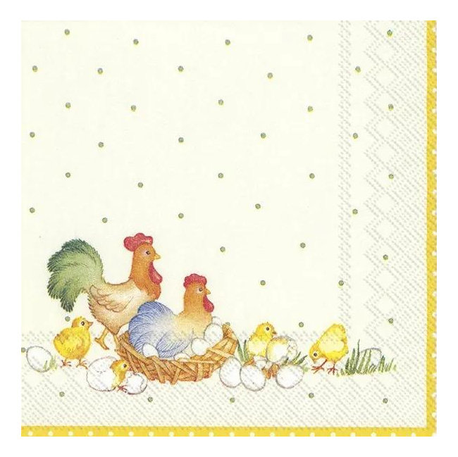 Napkins 33x33cm Easter Farmers Villeroy & Boch (Set of 20)
