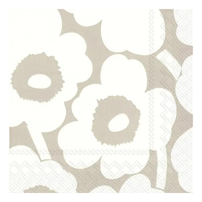 Napkins 25x25cm Unikko Linen (Set of 20)