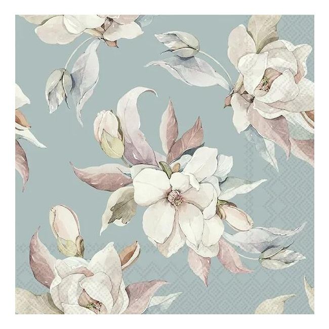 Napkins 25x25cm Eloise Blue (Set of 20)