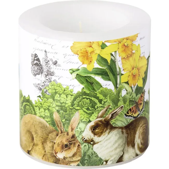 Candle 7.5cm Hare Cabbage
