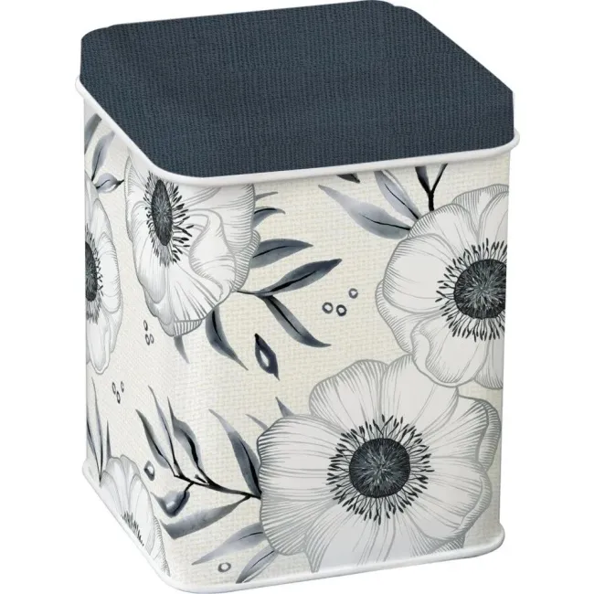 Puszka 10x7,5cm Holly flower cream