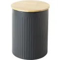 Container 800ml Bamboo Lid Anthracite - 1