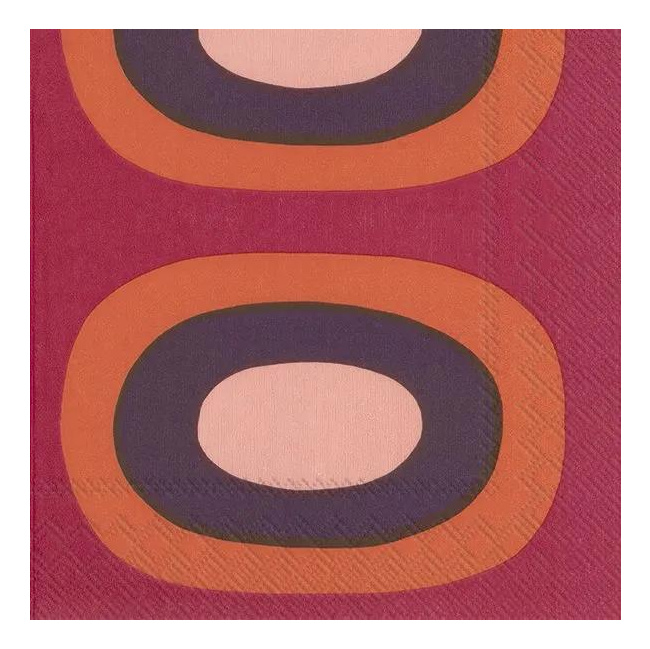 Napkins 33x33cm Melooni Bordeaux (Set of 20)