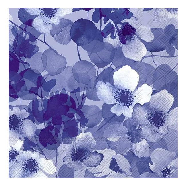 Napkins 33x33cm Bluna Blue (Set of 20)