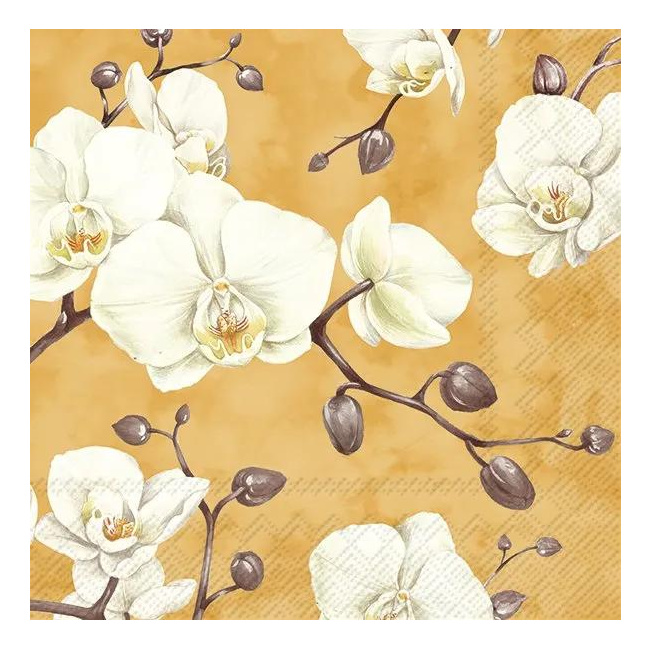 Napkins 33x33cm Benita Orange (Set of 20)