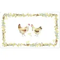 Breakfast Tray 23.5x14.5cm Helene White Grey - 1