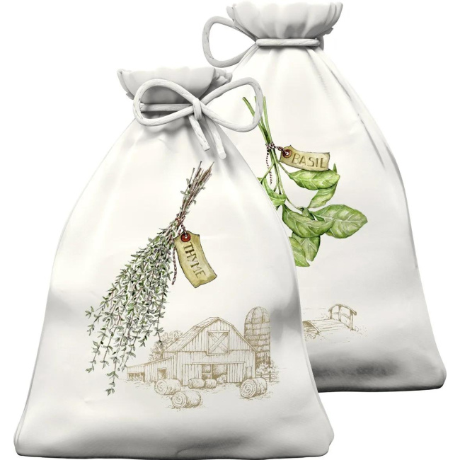 Sakiewka 25x20cm Thyme cream
