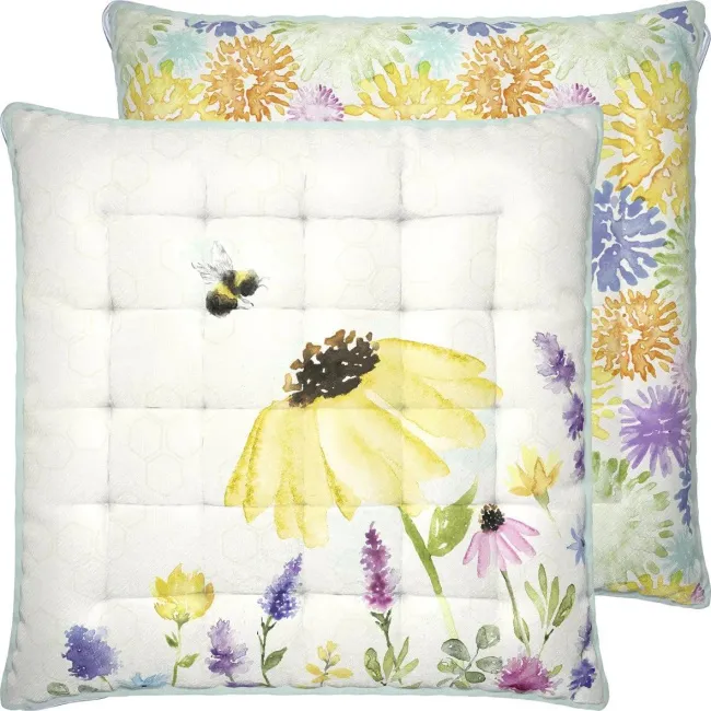 Poduszka 45x45cm Summer bees cream