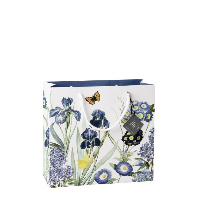 Torebka papierowa 18x18x6cm Blue Velvet - 1