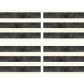 Set of 4 Placemats 40x30cm Mono Stripe - 1