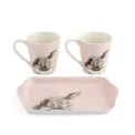 Set Wrendale Designs 2 Mugs 180ml + Bathtime Mug & Tray - 3