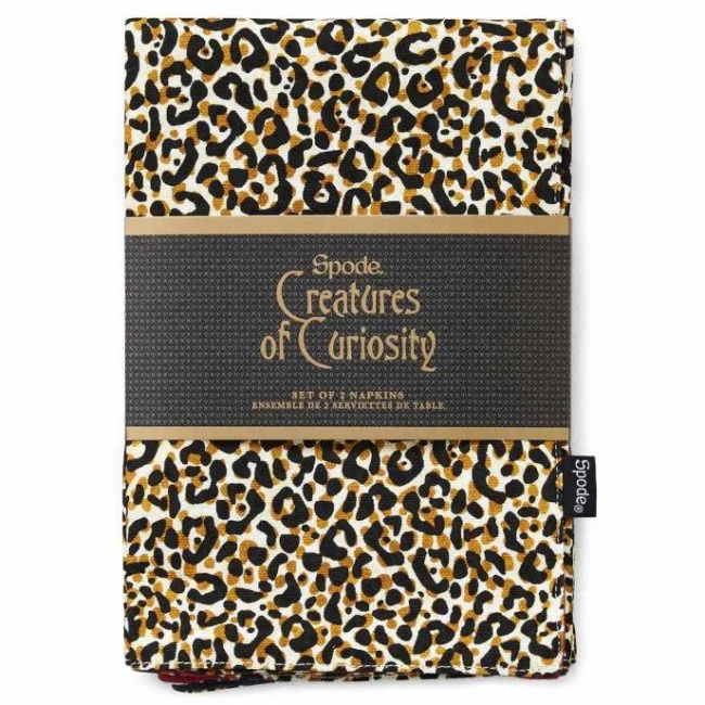 Set of 2 Napkins 40x40cm Leopard Creatures of Curiosity