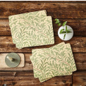 Set of 6 Placemats Morris&Co. 30.5x23cm Willow Bough Green - 3