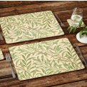 Set of 6 Placemats Morris&Co. 30.5x23cm Willow Bough Green - 2