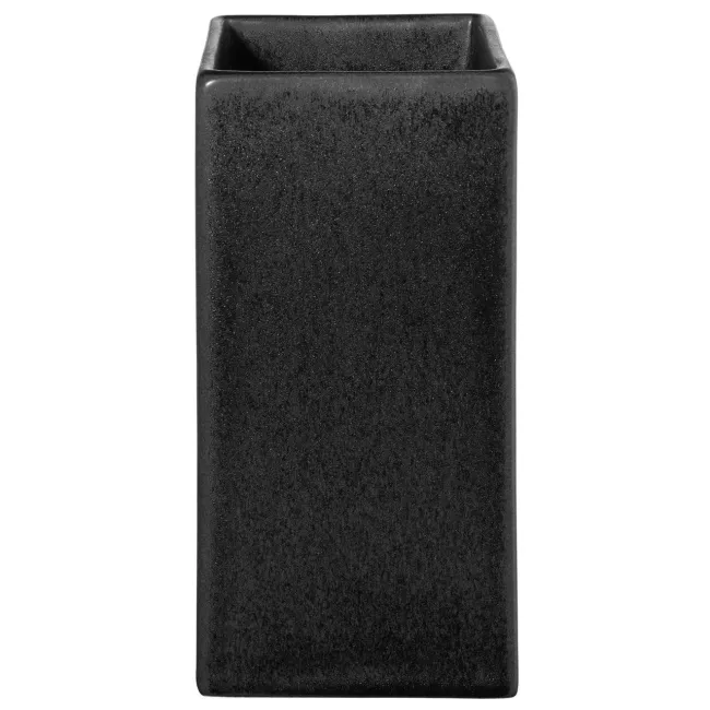 Wazon Quadro 21x11,5cm black iron - 1
