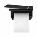 Modo Toilet Paper Holder with Shelf Black - 3