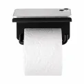 Modo Toilet Paper Holder with Shelf Black - 2
