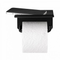 Uchwyt Modo na papier toaletowy z półką black - 2