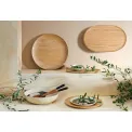 Łyżki Wood sałatkowe 24cm czarny nylon kauczukowiec - 3