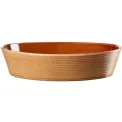 Naczynie owalne 25x18x6cm brązowe - 1