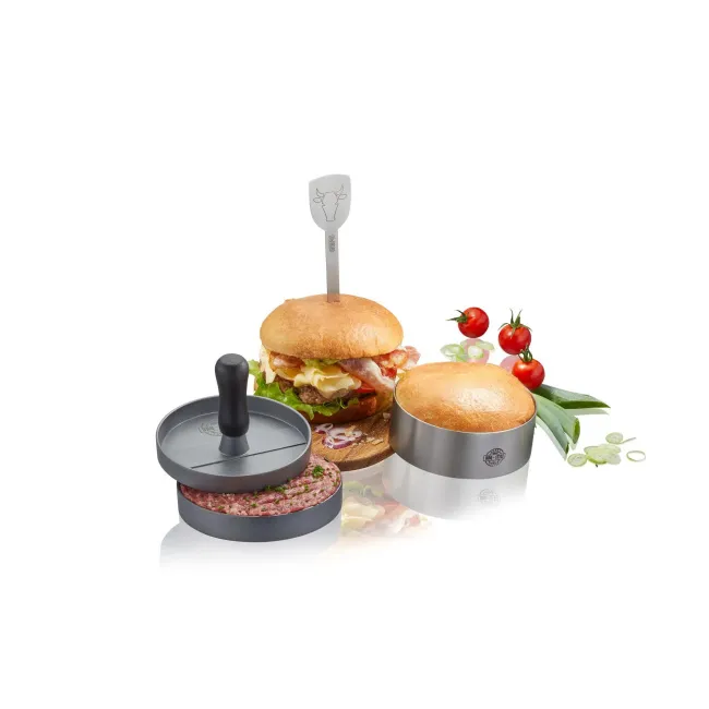 Zestaw BBQ do burgerów 3 elementy
