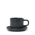 Cup with Saucer Moments 100ml for Espresso Anthracite
