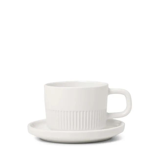 Cup with Saucer Moments 100ml for Espresso White