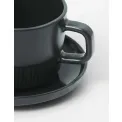 Cup with Saucer Moments 200ml for Coffee Anthracite - 5