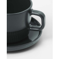 Cup with Saucer Moments 200ml for Coffee Anthracite - 3