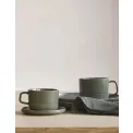 Cup with Saucer Moments 200ml for Coffee Green - 8