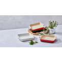 Set of Square Baking Dishes 20+13cm - Cherry - 4