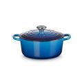 Signature Cast Iron Casserole Dish 24cm 4.2l - Azure