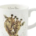 Kubek Wrendale Designs 400ml i love you żyrafy - 3