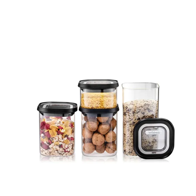 Zestaw Pantry 4 szklane pojemniki