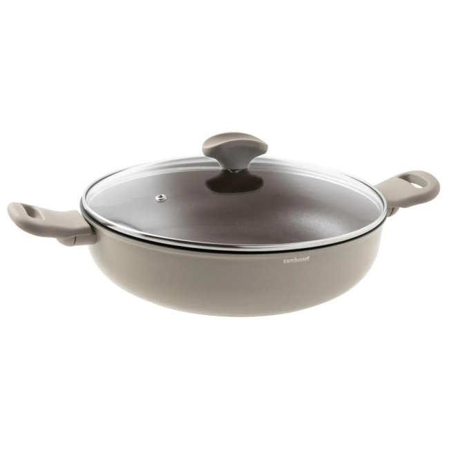 Silver Force Deep Saute Pan - 28cm + Lid
