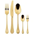 Taormina PVD Gold 30-Piece (6 Persons) Cutlery Set - 1