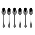 Taormina PVD 2black Set of 6 Espresso Spoons - 1