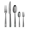 Zestaw sztućców Flat PVD 30 elementów (6 osób) Black
