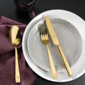 Zestaw sztućców Flat PVD 30 elementów (6 osób) Gold - 4