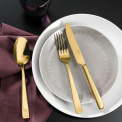 Flat PVD Gold 30-Piece (6 Persons) Cutlery Set - 4