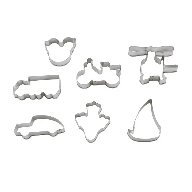 Set of 7 Vehicle Cookie Cutters