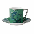 Jasper Conran Chinoiserie Green Cup with Saucer 75ml for Espresso - 1