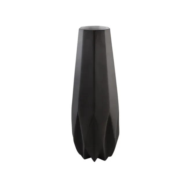 Wazon Polygono Star 41x14,5cm czarny