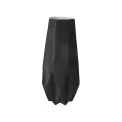Polygono Star Vase 33.5x14cm Black - 3