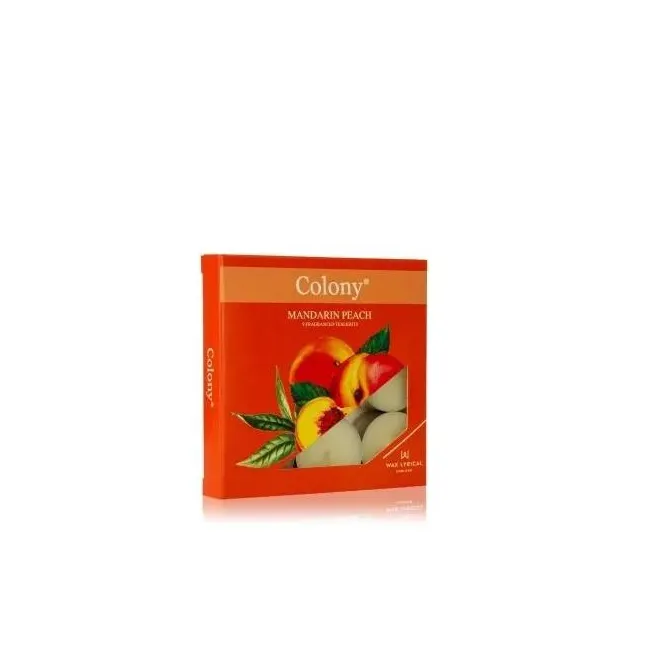 Świeczka tealight Colony 9szt. Mandarin Peach
