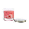Scented Candle Made in England 8x12cm 50h Rose Buds - 2