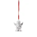 Angel with Wreath Hanging Decoration 5.3cm - 1