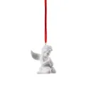 Angel with Wreath Hanging Decoration 5.3cm - 4
