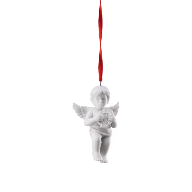 Zawieszka Aniołek z lirą 7,4cm - 1