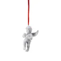 Angel with Bell Hanging Decoration 7.6cm - 3